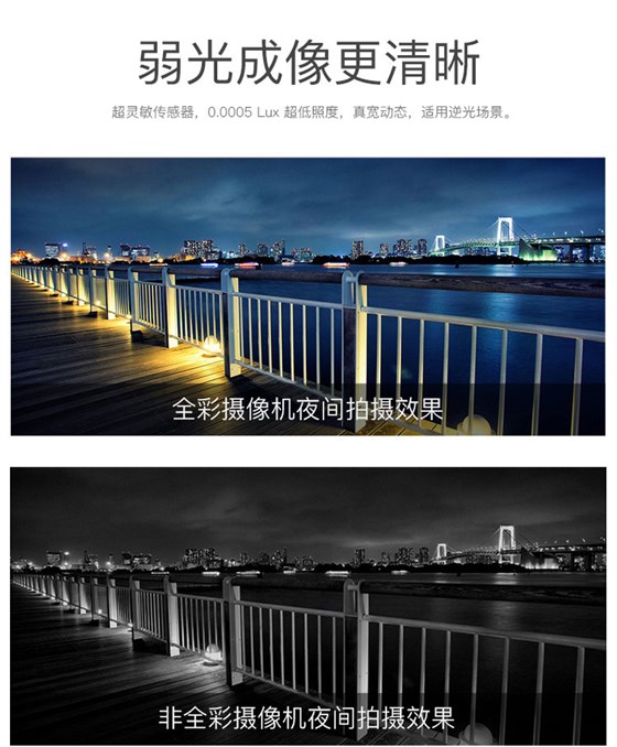 日夜全彩摄像机