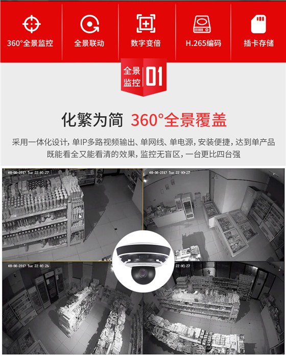 全景特写变焦摄像机