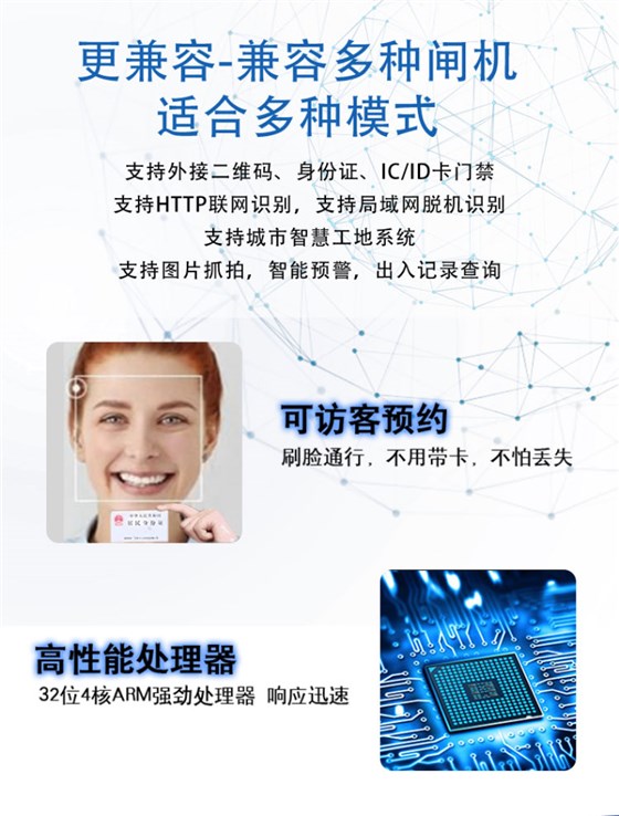 动态人脸识别摆闸通道