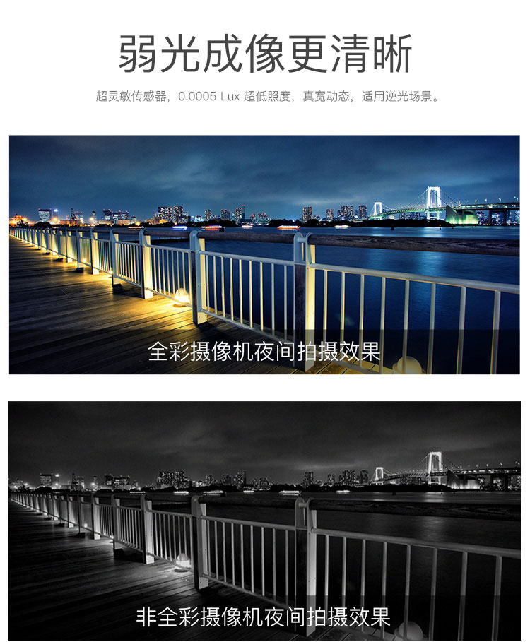 日夜全彩摄像机