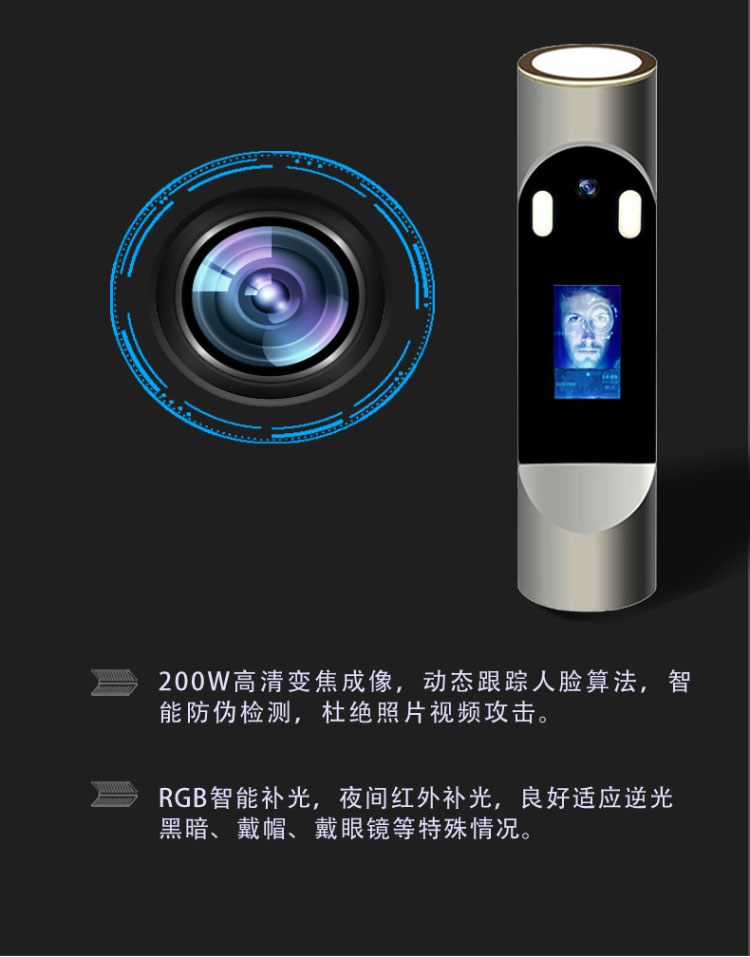 动态人脸识别摆闸通道